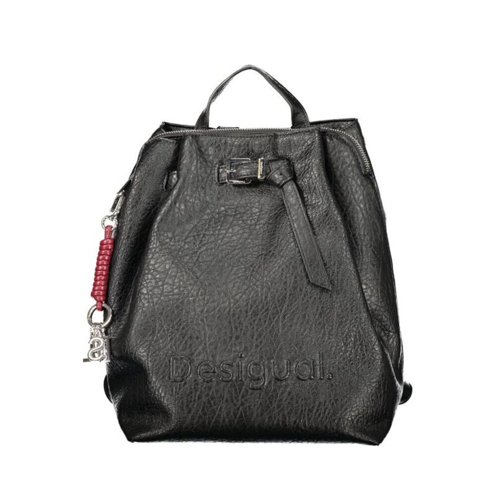 Desigual Black Polyurethane Women's Women's Backpack